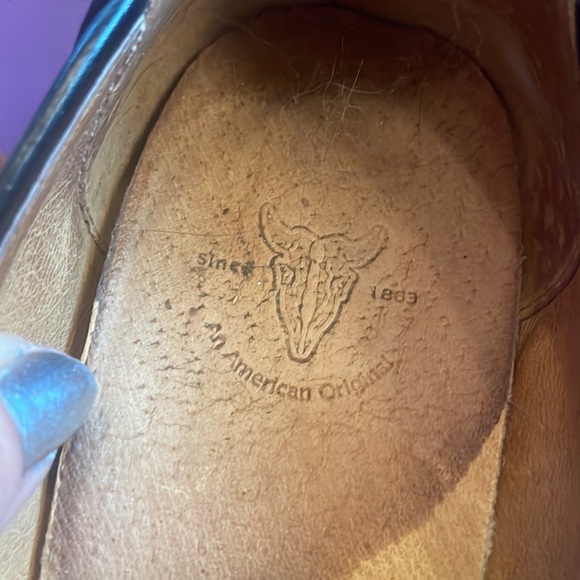 FRYE used ADRIENNE sz 6.5 Mary Jane heels - Picture 4 of 6